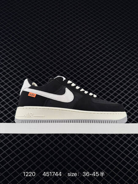 Nike Air Force 1 Low Black White Sail EU 36-45 5 lifestyle