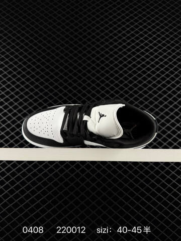 Jordan Air Jordan 1 Low Black White EU 40-45 Sneaker - Men's (BS-79524)
