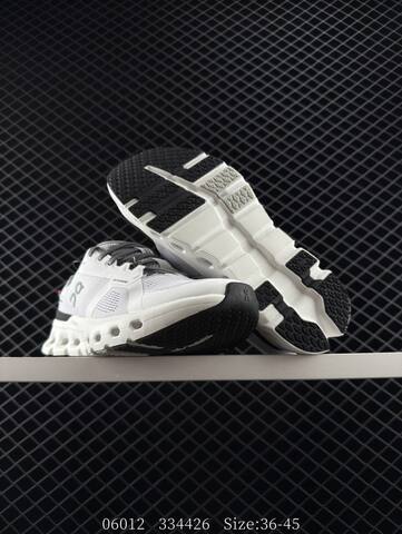 On Cloudrunner 2 White Grey Black EU 36-45 Running Shoe Running Sneakers - Unisex (BS-85562)
