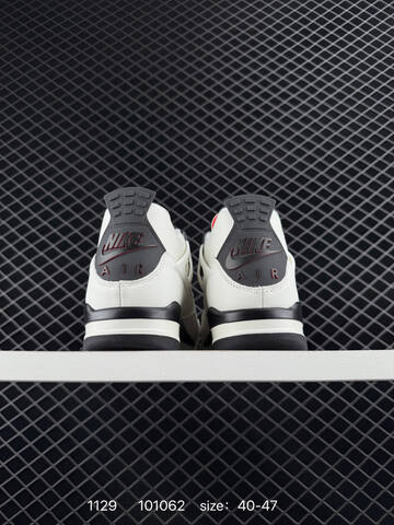 Jordan Air Jordan 4 Retro IM4002 100 Sail Black Red EU 40 47 Basketball Shoe EU 40-47 - Men's (BS-80158)