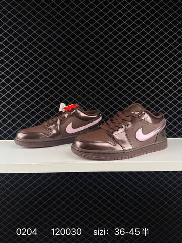 Jordan Air Jordan 1 Low Metallic Brown Light Pink EU 36-45 Sneaker - Unisex (BS-79717)