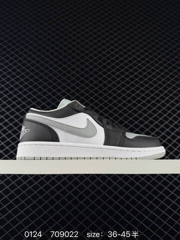 Jordan Air Jordan 1 Low Black White Red Orange EU 36-45 Sneaker - Unisex (BS-79783)