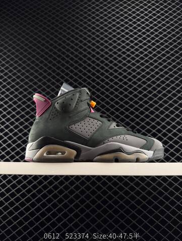 Jordan Air Jordan 6 Retro Bordeaux Black Grey Burgundy Silver EU 40-47 5 Basketball Shoe - Men's (BS-81220)