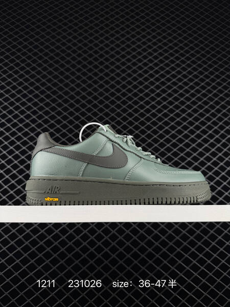 Nike Air Force 1 07 Low green olive with dark gray swoosh EU 36-47 5 lifestyle