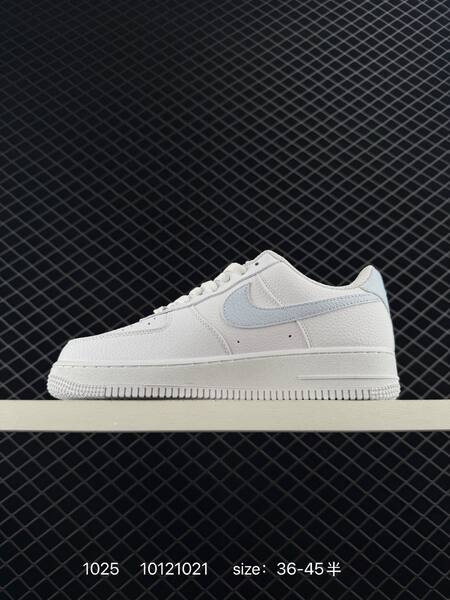 Nike Air Force 1 Low white with light blue accents 36-45 casual lifestyle