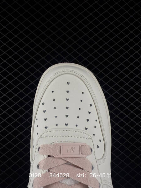 Nike Air Force 1 Low off-white pink light blue metallic silver with burgundy outsole 36-45 half lifestyle