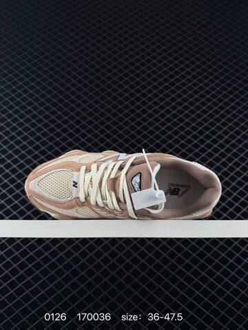 New Balance 9060 Brown Beige Cream White EU 36-47 5 Sneaker - Unisex (BS-82357)