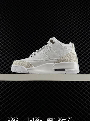Jordan Air Jordan 3 Retro CT8532 126 White Silver EU 36-47 Basketball Shoe - Unisex (BS-79628)