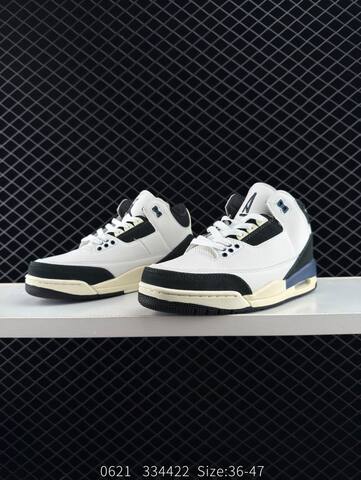 Jordan Air Jordan 3 Retro CT8532 101 White Black Cream Navy EU 36-47 Basketball Shoe - Unisex (BS-81170)