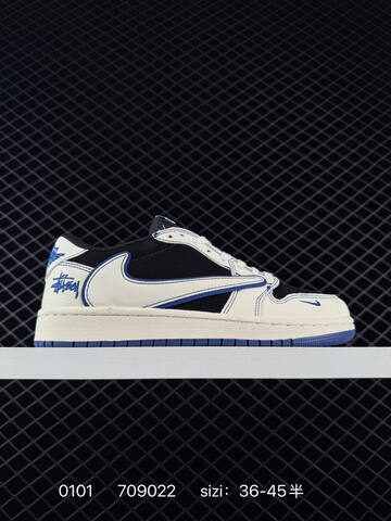 Jordan Air Jordan 1 Low Travis Scott Reverse Mocha Louis Vuitton Custom Beige Grey Light Blue EU 36-45 Sneaker - Unisex (BS-79918)