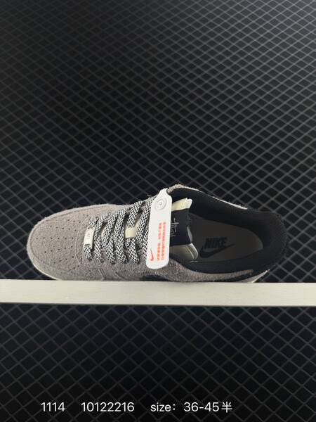 Nike Stussy x Nike Air Force 1 07 Low grey black white 36-45 lifestyle