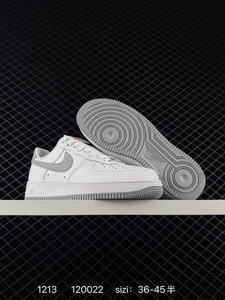 Nike Air Force 1 07 Black Red and Light Grey White EU 36-45 5 lifestyle