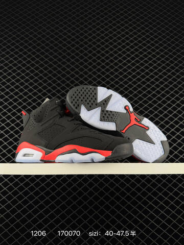 Jordan Air Jordan 6 Retro CT8529-001 Black Infrared Red White EU 40-47 5 Basketball Shoe - Men's (BS-80103)