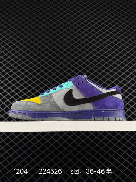 Nike SB Dunk Low Pro Grey Purple Yellow Black Turquoise EU 36-46 5 skate lifestyle