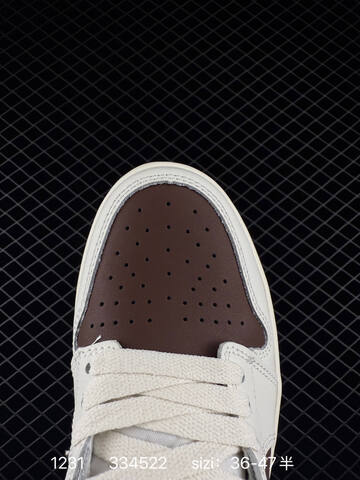 Jordan Air Jordan 1 Retro Low White Brown Red Sail EU 36-47 Skate Shoe - Unisex (BS-79932)