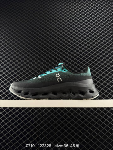 On Cloudtilt Black Turquoise White EU 36-45 Running Shoe Running Sneakers - Unisex (BS-85526)