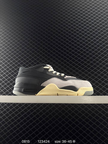 Jordan Air Jordan 4 RM Black Light Gray Cream White EU 36-45 Basketball Shoe - Unisex (BS-80912)