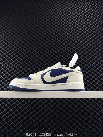 Jordan Air Jordan 1 Low Travis Scott Reverse Mocha DM7866-002 Sail Navy Blue White EU 36-45 Skate Shoe - Unisex (BS-81276)