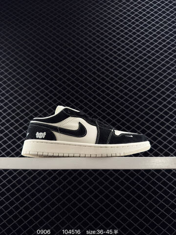 Jordan Air Jordan 1 Low Off White Grey Black EU 36-45 Sneaker - Unisex (BS-80757)