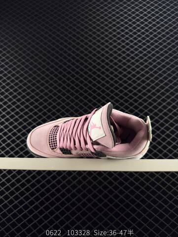 Jordan Air Jordan 4 Retro Pink White Black EU 36-47 Basketball Shoe - Unisex (BS-81161)