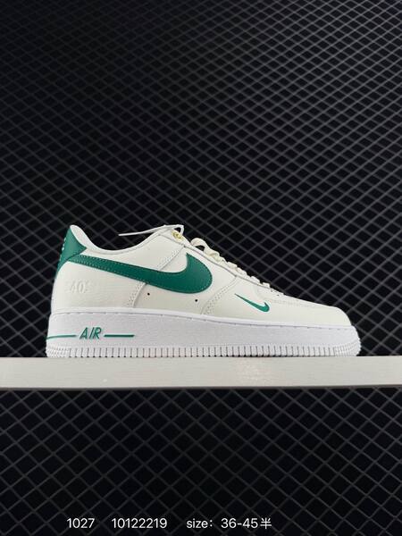 Nike Air Force 1 Low 07 white gray with blue iridescent and green accent colorways 36-45 casual lifestyle