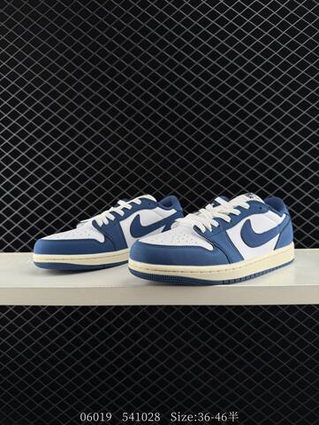 Jordan Air Jordan 1 Low White Navy Sail EU 36-46 Sneaker - Unisex (BS-81177)