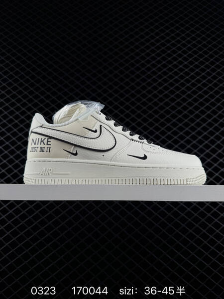 Nike Air Force 1 07 Low Sail White Black EU 36-45 5 lifestyle
