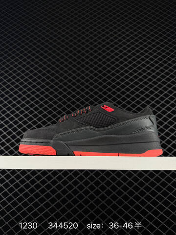 Jordan Air Jordan Retro Black Bright Red EU 36-46 Basketball Shoe - Unisex (BS-79943)
