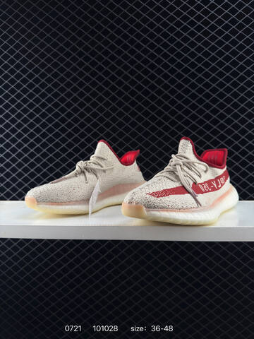 Yeezy Boost 350 V2 Beige Red Cream White EU 36-48 Sneaker - Unisex (BS-83578)