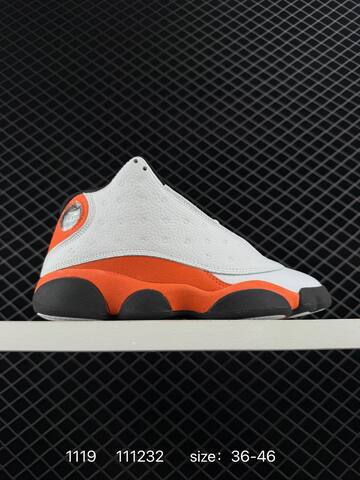 Jordan Air Jordan 13 White Yellow Black Red Peach EU 36-46 Basketball Shoe - Unisex (BS-80235)