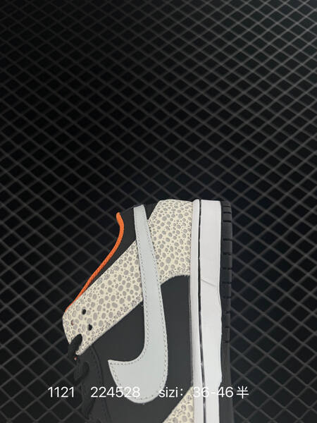 Nike SB Dunk Low black white orange elephant print EU 36-46 skate lifestyle
