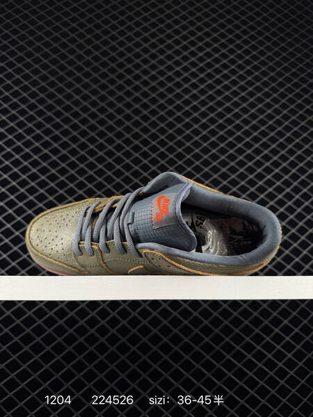 Nike SB Dunk Low Pro olive gray with pink outsole and brown midsole EU 36-45 skate lifestyle