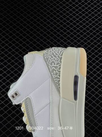 Jordan Air Jordan 3 Retro Craft Ivory White Ivory Cream Grey Green EU 36-47 Basketball Shoe - Unisex (BS-80135)