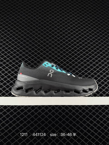 On Cloudtilt Black Teal Gray White 36-46 Running Shoe Running Sneakers - Unisex (BS-85440)