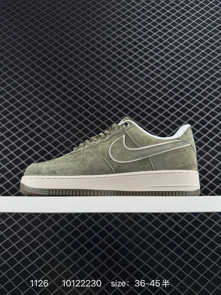 Nike Air Force 1 07 Low olive green white EU 36-45 lifestyle