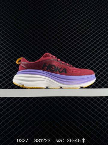 HOKA Bondi 8 Teal Lime Green White Orange EU 36-45 Running Shoe Running Sneakers - Unisex (BS-86279)