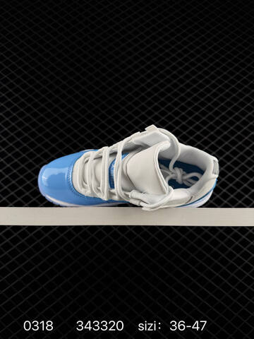 Jordan Air Jordan 11 Retro Low Georgetown White University Blue Ice Blue EU 36-47 Basketball Shoe - Unisex (BS-79649)