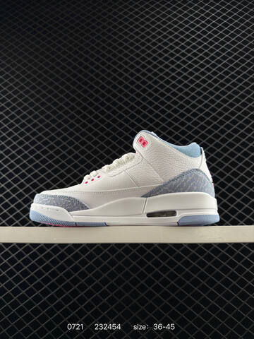 Jordan Air Jordan 3 Retro White Cobalt Bliss Pink EU 36-45 Basketball Shoe - Unisex (BS-81034)