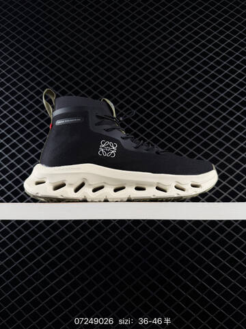 Loewe x On Cloudtilt High Black Cream Olive EU 36-46 Running Shoe Running Sneakers - Unisex BS-84992