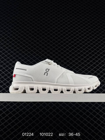On Cloud 6 Black White EU 36-45 Running Shoe Running Sneakers - Unisex (BS-85410)