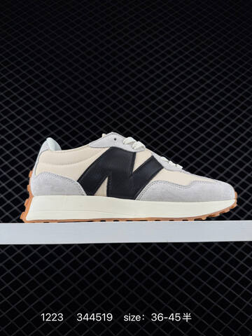 New Balance 327 black white cream EU 36-45 sneaker