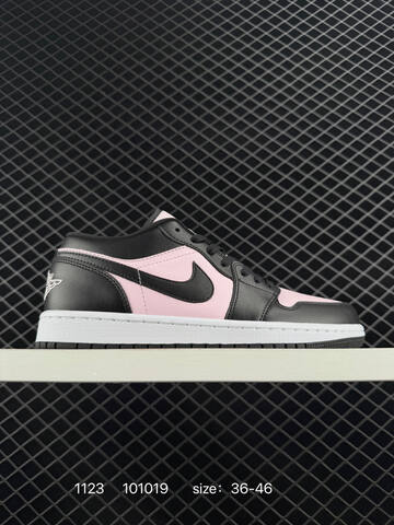 Jordan Air Jordan 1 Low Black Grey White Cream EU 36-45 Sneaker - Unisex (BS-80207)