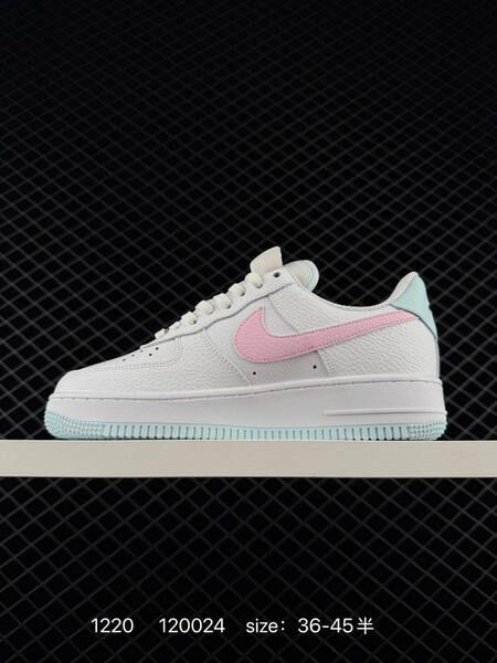 Nike Air Force 1 07 Low white burgundy EU 36-45 lifestyle