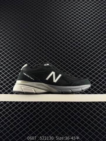 New Balance 990v4 Black Grey White EU 36-45 Running Shoe - Unisex (BS-83334)
