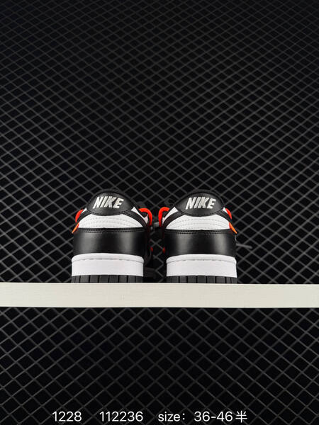 Nike Dunk SB Low Black White with Orange EU 36-46 5 skate lifestyle