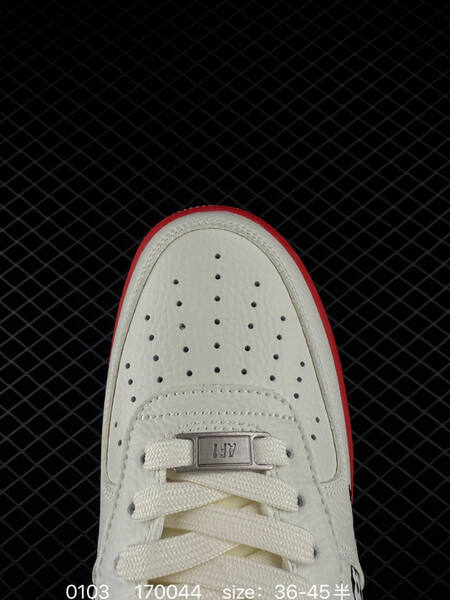 Nike Air Force 1 07 Low White Red EU 36-45 5 casual lifestyle