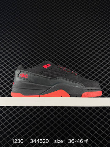 Jordan Air Jordan Retro Black Bright Red EU 36-46 Basketball Shoe - Unisex (BS-79943)