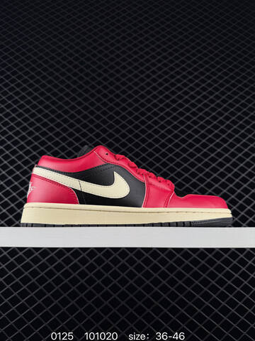Jordan Air Jordan 1 Low Navy White Sail Red EU 36-46 Sneaker - Unisex (BS-79772)