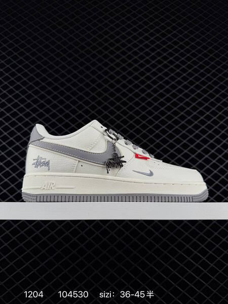 Nike Air Force 1 07 White Grey Red and White Light Blue EU 36-45 5 lifestyle