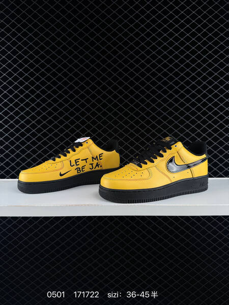 Nike Air Force 1 07 Low GX yellow black EU 36-45 lifestyle